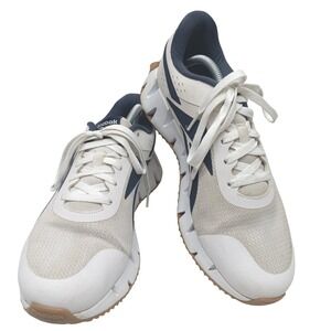 Reebok Zig Dynamica 4 Mens Running Shoes White Navy Gum IF5944‎ Size 10.5